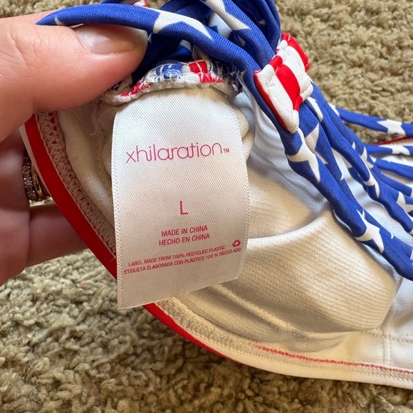Xhilaration American Flag Bikini Top - Picture 3 of 3